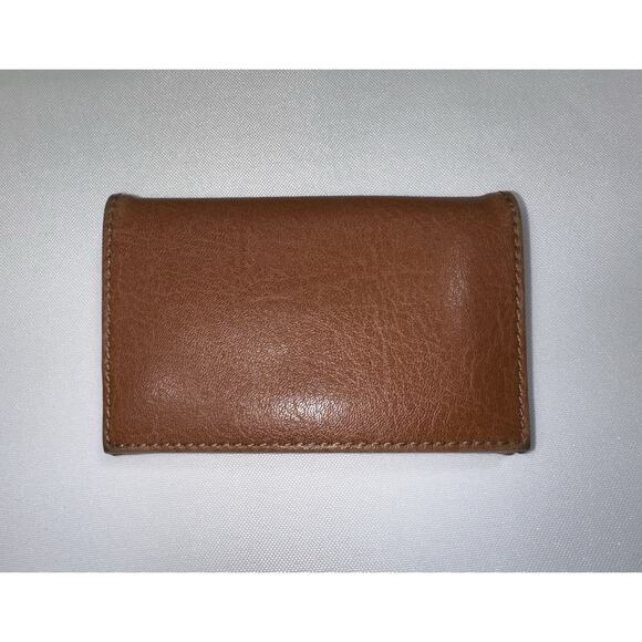 Matt & Nat Tan Brown Vegan Leather Bifold Card Holder Case Wallet - Picture 2 of 9